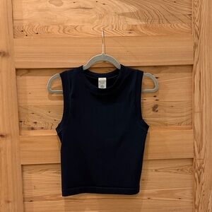 Athleta Navy Sleeveless Tank Top